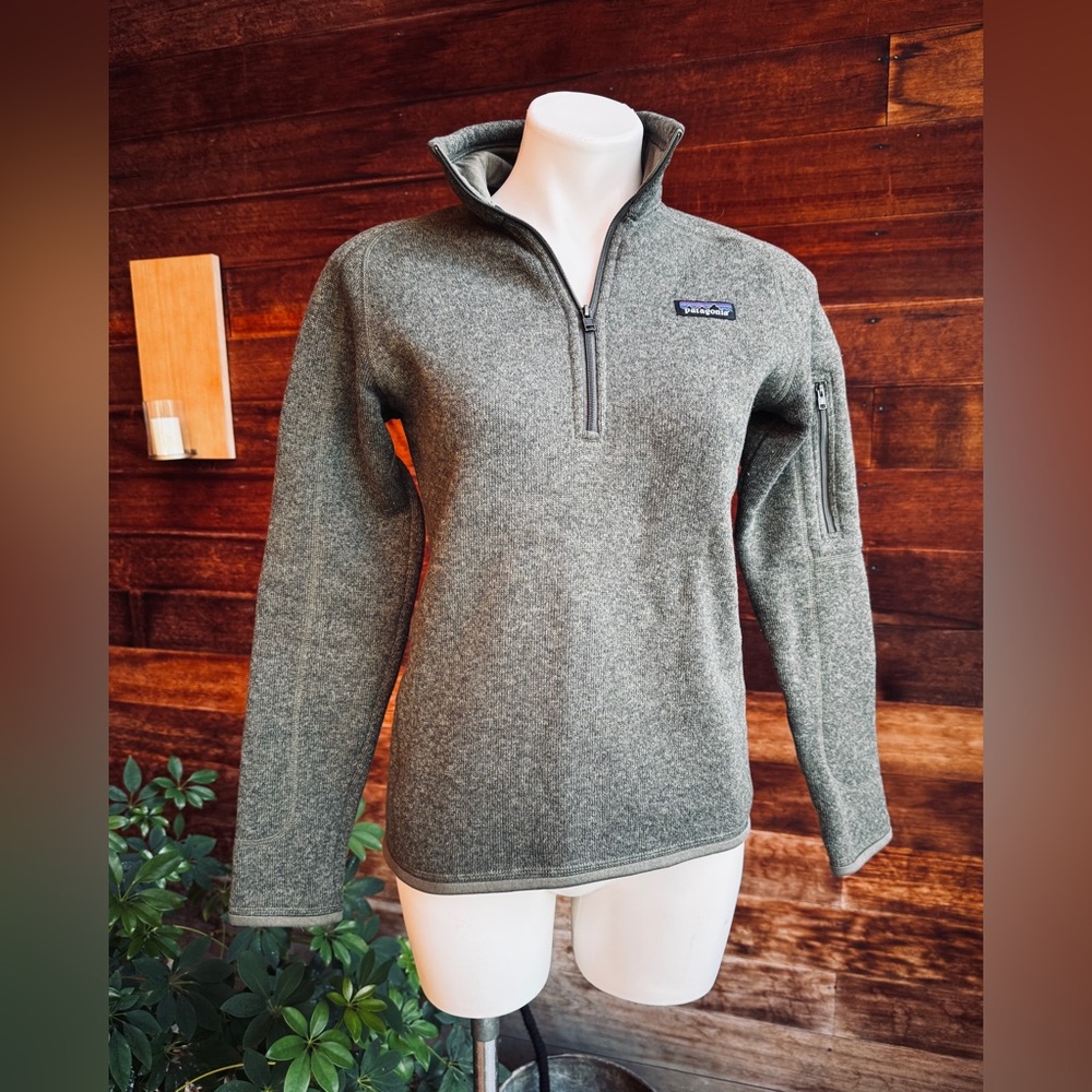 Green Patagonia Better Sweater Quarter-Zip Pullover